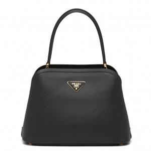 Prada Matinee Mini Bag In Black Saffiano Leather