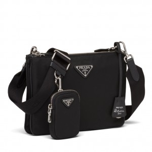 Prada Black Nylon Re-Edition 2000 Shoulder Bag