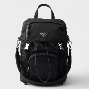Prada Backpack in Black Re-Nylon