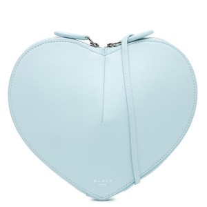 Alaia Le Coeur Heart Bag in Pale Blue Calfskin