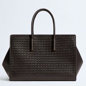 Bottega Veneta Barbara Bag in Fondant Intrecciato Lambskin