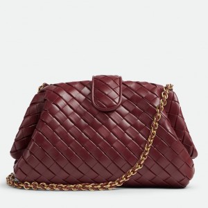 Bottega Veneta Teen Lauren 1980 Bag in Barolo Intrecciato Lambskin