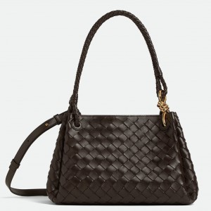 Bottega Veneta Parachute Medium Bag in Fondant Intrecciato Lambskin