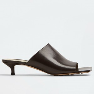 Bottega Veneta Stretch Mules 40mm In Black Lambskin