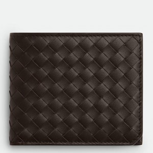 Bottega Veneta Bi-fold Wallet with Coin Purse in Fondant Intrecciato Calfskin