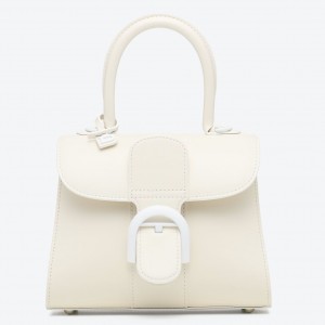 Delvaux Brillant Mini Bag in Ivory Box Calf Leather