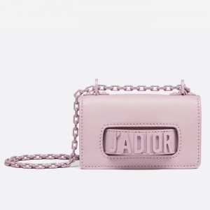 Dior Mini J'Adior Bag In Pink Ultra Matte Calfskin