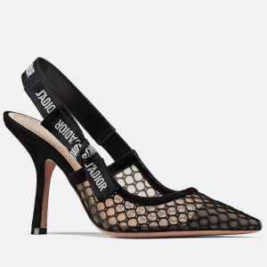 Dior J'Adior Slingback Pumps 100mm In Mesh