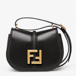Fendi C’mon Small Bag in Black Calfskin