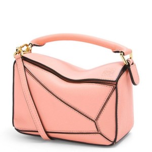 Loewe Puzzle Small Bag In Blossom Calfskin Leather