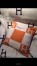 Hermes Orange Small Avalon Pillow