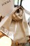 Loewe Anagram Scarf in Camel Wool and Cashmere