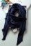 Christian Dior Navy Blue Cannage Shawl 140 cm