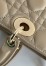 Dior Lady D-Joy Medium Bag In Sand Cannage Lambskin