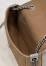 Fendi Midi Baguette Chain Bag In Beige FF Fabric