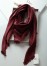 Christian Dior Bordeaux Cannage Shawl 140 cm