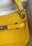 Hermes Jypsiere Mini Handmade Bag In Jaune Ambre Swift Calfskin