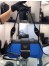 Prada Sidonie Shoulder Bag In Blue/Black Leather
