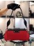 Prada Sidonie Shoulder Bag In Red/Black Leather