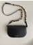 Dior CD Signature Chain Bag in Black Calfskin