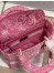 Dior Medium Lady D-Lite Bag In Fluorescent Pink Toile de Jouy Reverse Embroidery