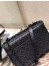 Dior 30 Montaigne Chain Bag In Black Braided Lambskin