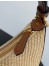 Fendi Fendigraphy Small Hobo Bag in Natural Raffia