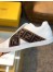 Fendi Slip-on Sneakers In White Calfskin