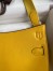 Hermes Jypsiere Mini Handmade Bag In Jaune Ambre Swift Calfskin