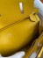 Hermes Jypsiere Mini Handmade Bag In Jaune Ambre Swift Calfskin