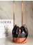 Loewe Small Balloon Bucket Bag In Black/Tan Calfskin