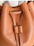 Loewe Small Balloon Bucket Bag In Camel Calfskin