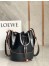 Loewe Small Balloon Bucket Bag In Black Calfskin