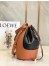 Loewe Medium Balloon Bucket Bag In Black/Tan Calfskin