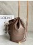 Loewe Medium Balloon Bucket Bag In Taupe Calfskin