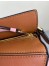 Loewe Mini Puzzle Bag In Brown/Camel/Pink Calfskin