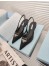 Prada Slingback Pumps In Mesh Fabric