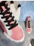 Prada Pink/White Gabardine High-top Sneakers