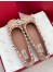 Valentino Rockstud Ballerina In Rose Cannelle Patent Leather