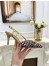 Valentino VLogo Signature Slingback Pumps 80mm in Woven Metallic Leather