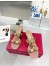 Valentino Roman Stud Slide Sandals 60mm In Rose Cannelle Calfskin
