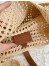 Saint Laurent Le 5 A 7 Medium Tote Bag in Naturel Raffia