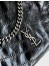 Saint Laurent Niki Small Shopping Bag in Noir Vintage Calfskin