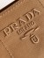 Prada Jardiniere Mini Tote Bag in Brown Cotton Canvas