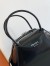 Prada Supernova Small Handbag In Black Brushed Leather