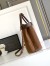 Prada Buckle Large Handbag with Belt in Cocoa Suede Calfskin 