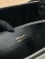Prada Buckle Medium Bag with Double Belt in Black Leather