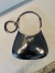 Prada Cleo Large Shoulder Bag In Black Brushed Leather 