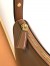 Prada Arque Shoulder Bag in Brown Leather