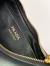 Prada Arque Shoulder Bag in Black Leather